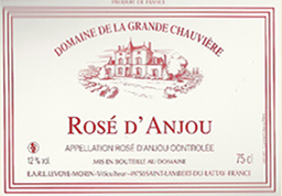 Etiquette Rosé d'Anjou